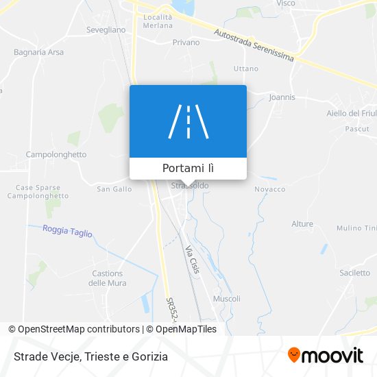 Mappa Strade Vecje