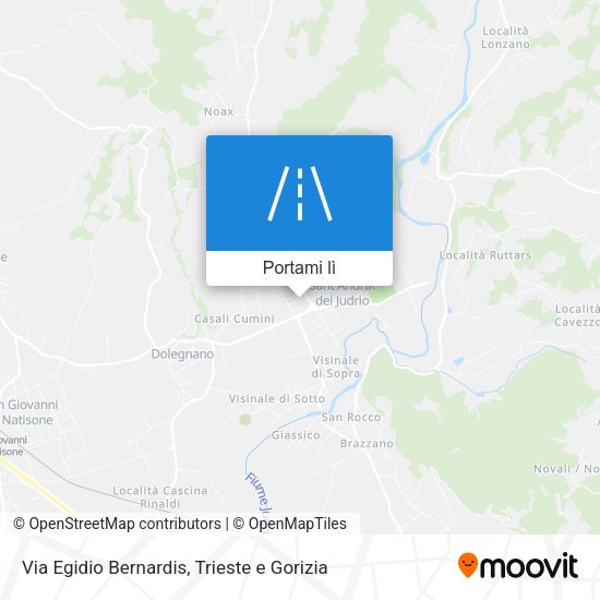Mappa Via Egidio Bernardis