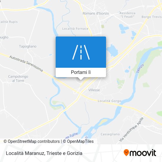 Mappa Località Maranuz