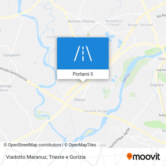 Mappa Viadotto Maranuz