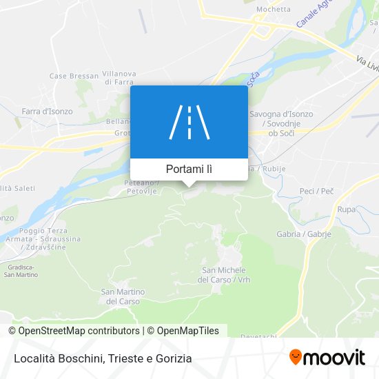 Mappa Località Boschini