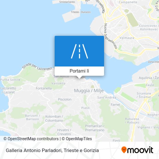 Mappa Galleria Antonio Parladori
