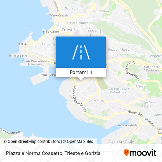 Mappa Piazzale Norma Cossetto