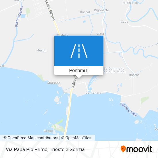 Mappa Via Papa Pio Primo