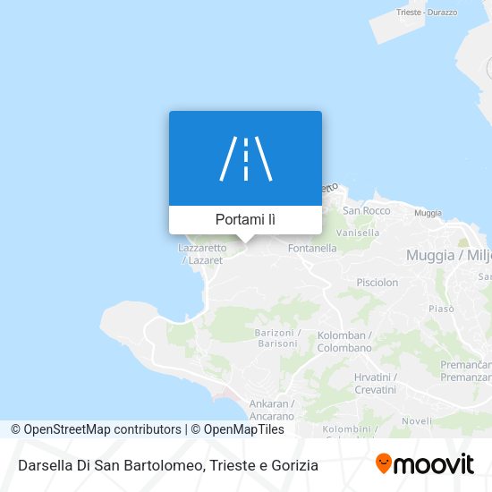 Mappa Darsella Di San Bartolomeo