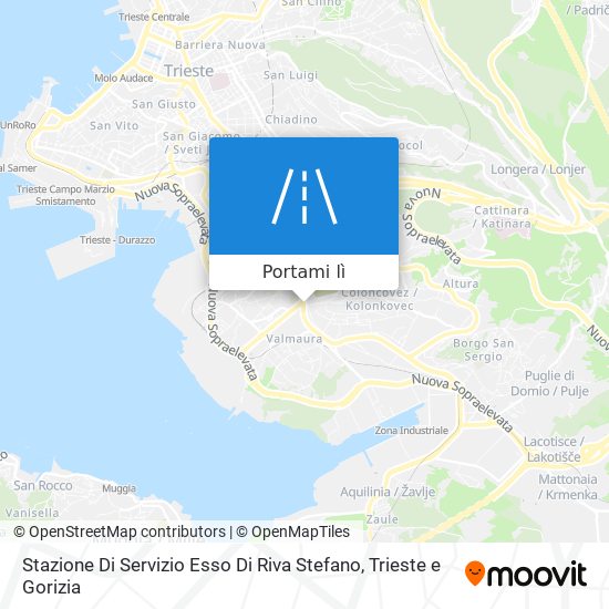 Mappa Stazione Di Servizio Esso Di Riva Stefano