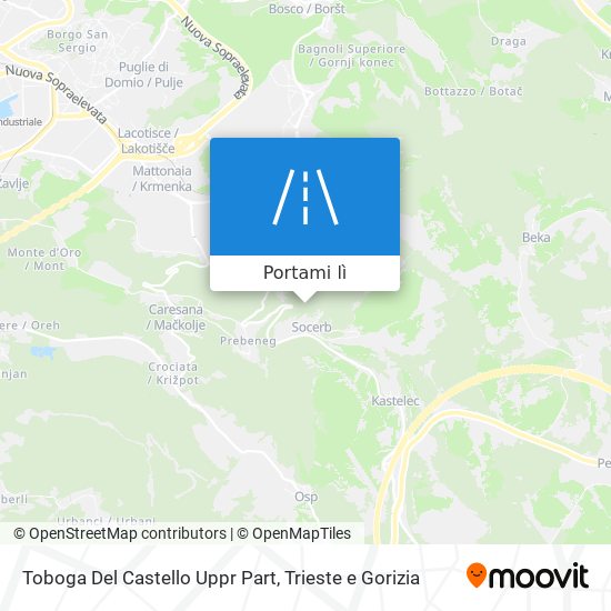 Mappa Toboga Del Castello Uppr Part