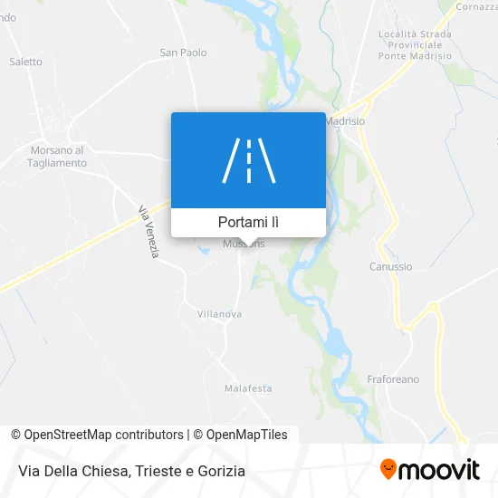 Mappa Via Della Chiesa