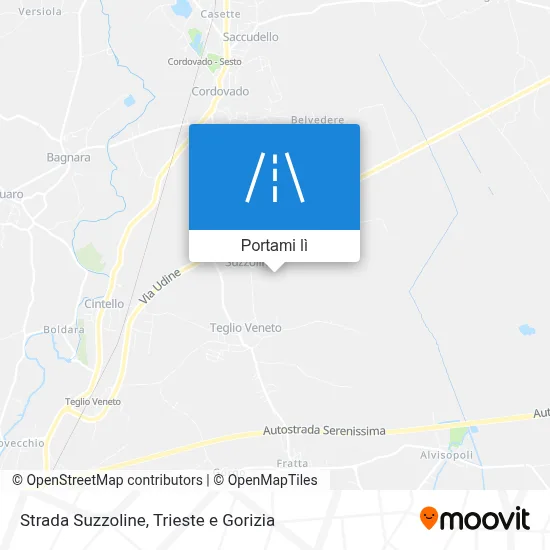Mappa Strada Suzzoline