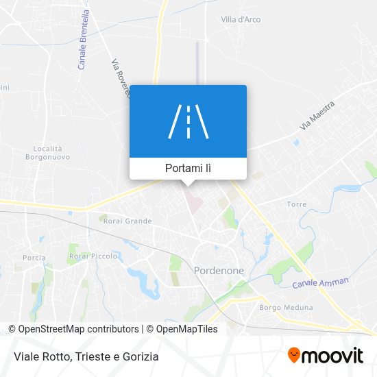 Come arrivare a Viale Rotto, Pordenone in bus o treno?