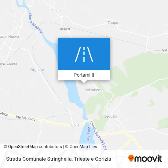 Mappa Strada Comunale Stringhella
