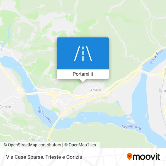 Mappa Via Case Sparse