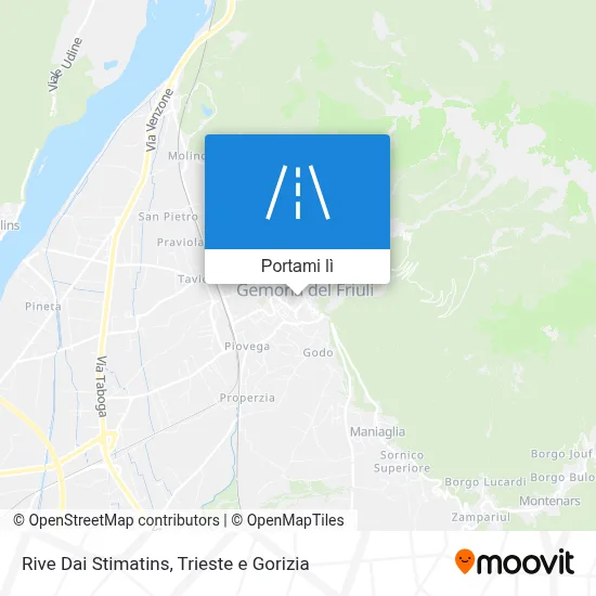 Mappa Rive Dai Stimatins