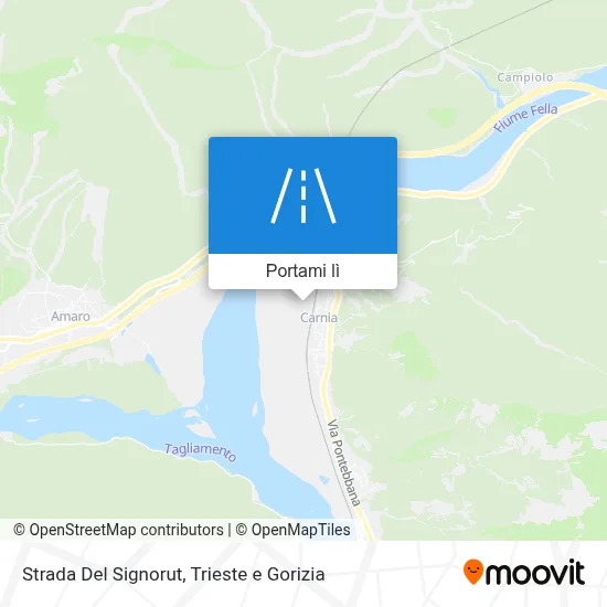 Mappa Strada Del Signorut