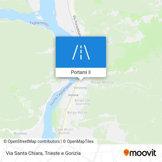 Mappa Via Santa Chiara