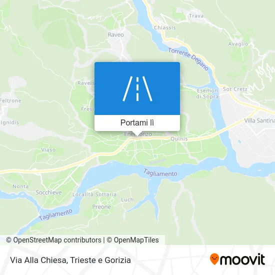 Mappa Via Alla Chiesa