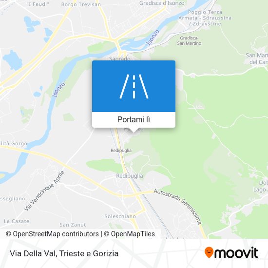 Mappa Via Della Val