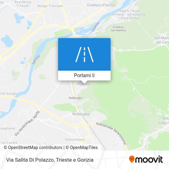 Mappa Via Salita Di Polazzo