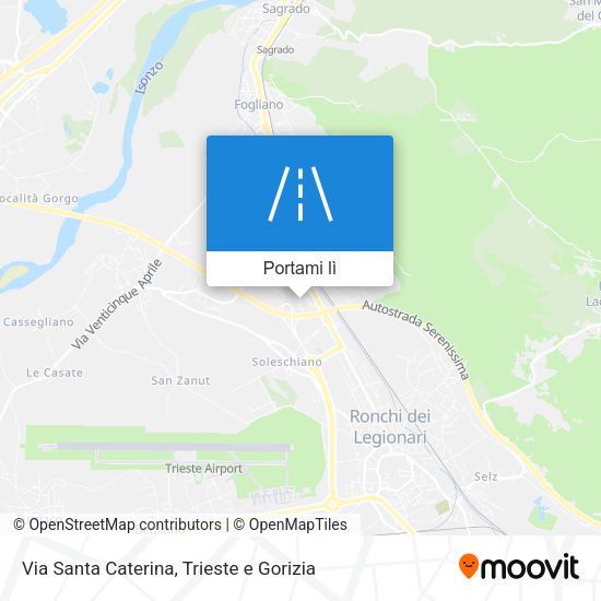 Mappa Via Santa Caterina