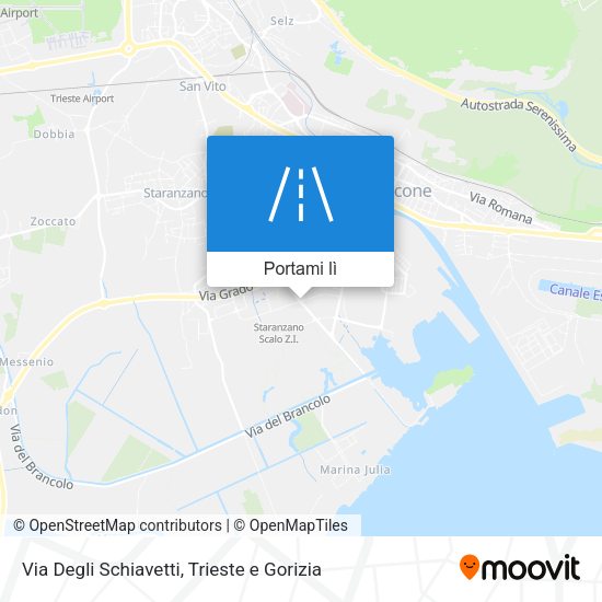 Mappa Via Degli Schiavetti