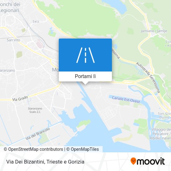 Mappa Via Dei Bizantini