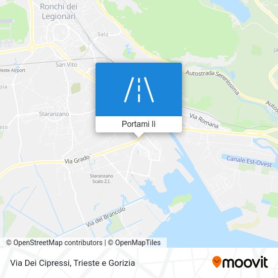 Mappa Via Dei Cipressi