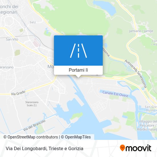 Mappa Via Dei Longobardi