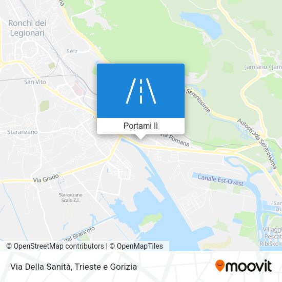 Mappa Via Della Sanità