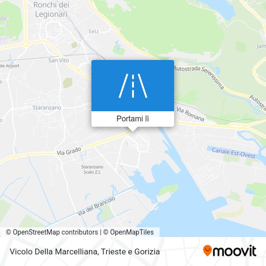 Mappa Vicolo Della Marcelliana