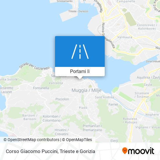 Mappa Corso Giacomo Puccini