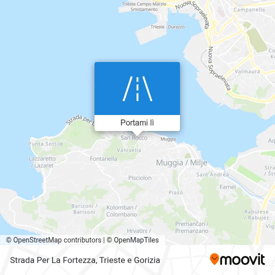 Mappa Strada Per La Fortezza