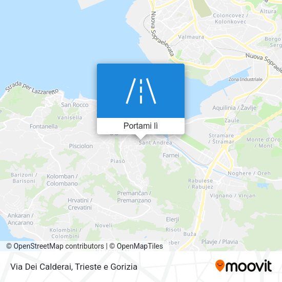 Mappa Via Dei Calderai