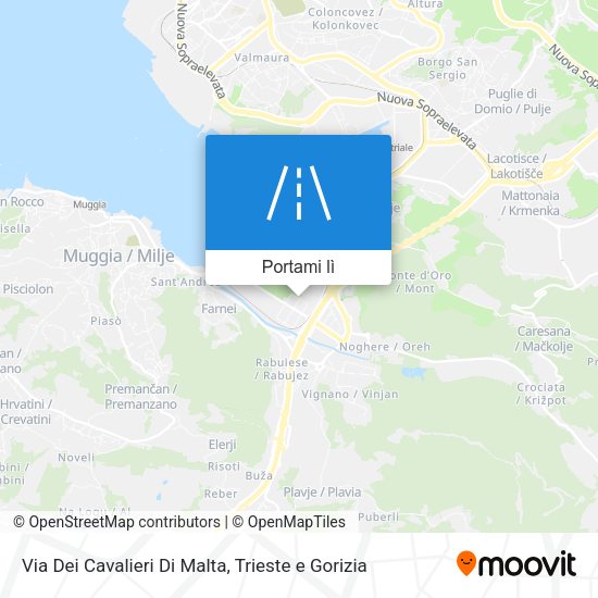 Mappa Via Dei Cavalieri Di Malta