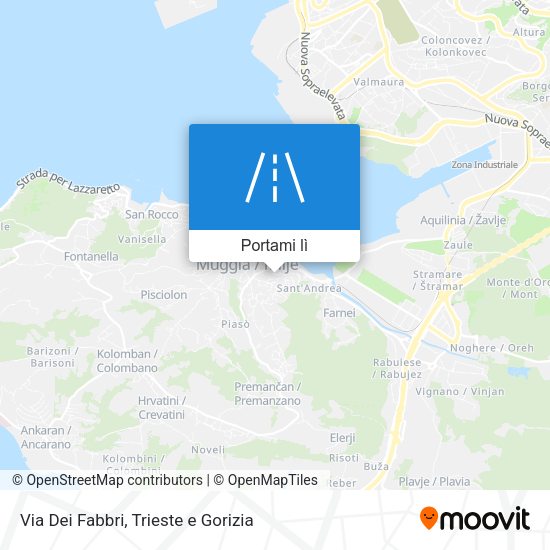 Mappa Via Dei Fabbri