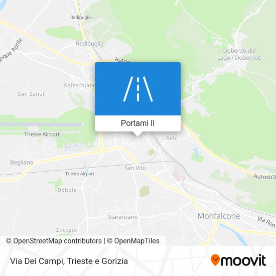 Mappa Via Dei Campi