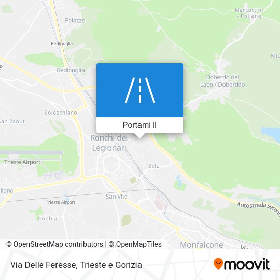 Mappa Via Delle Feresse