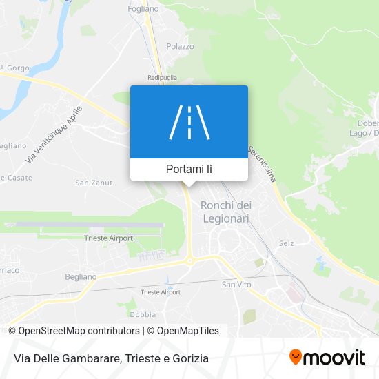 Mappa Via Delle Gambarare