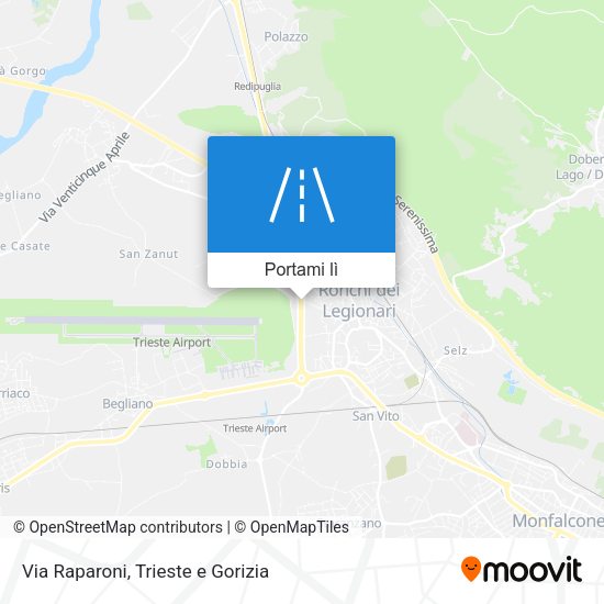 Mappa Via Raparoni