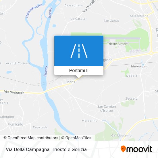 Mappa Via Della Campagna