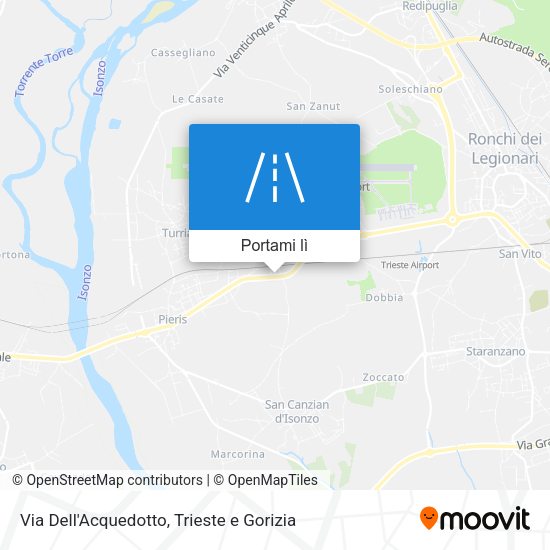 Mappa Via Dell'Acquedotto