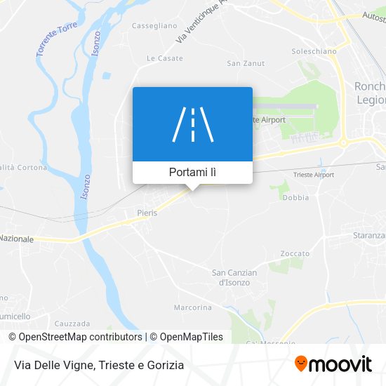 Mappa Via Delle Vigne