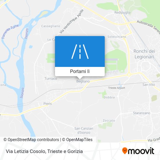 Mappa Via Letizia Cosolo