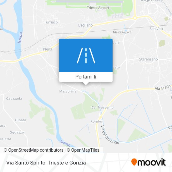 Mappa Via Santo Spirito