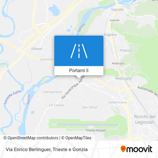 Mappa Via Enrico Berlinguer