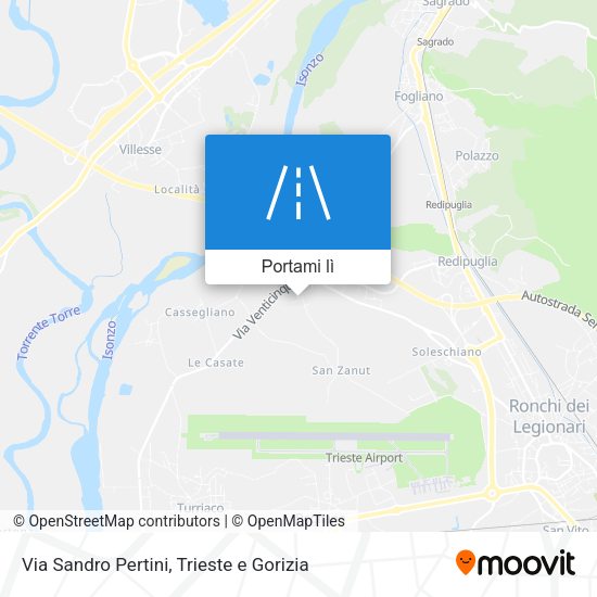 Mappa Via Sandro Pertini