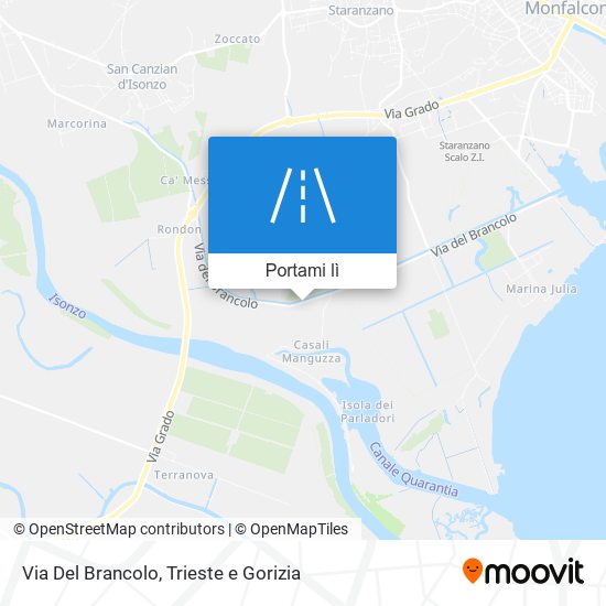Mappa Via Del Brancolo