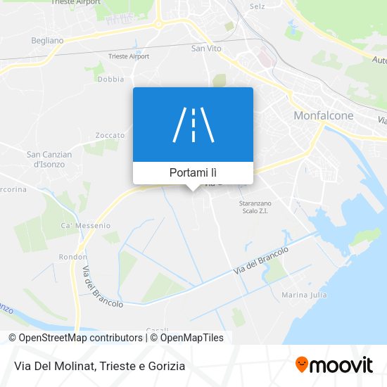 Mappa Via Del Molinat
