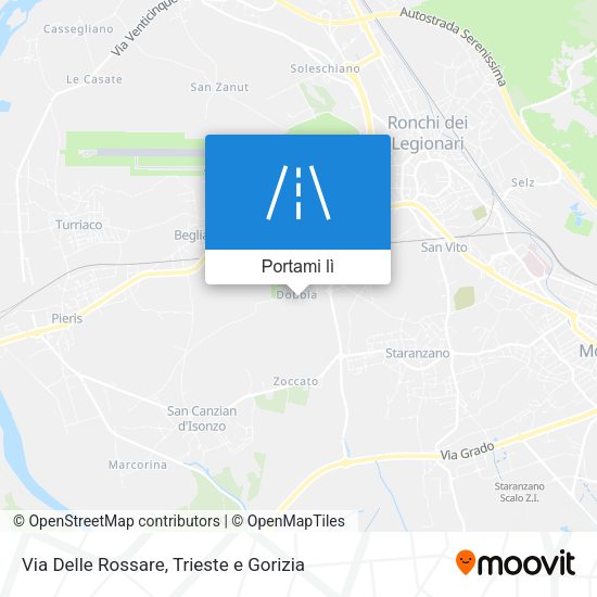 Mappa Via Delle Rossare