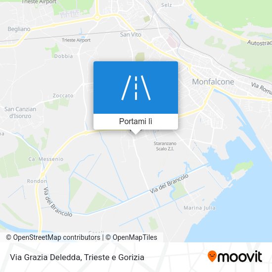 Mappa Via Grazia Deledda