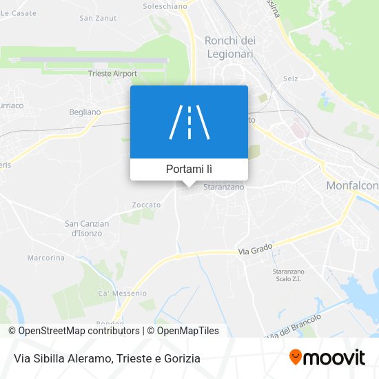 Mappa Via Sibilla Aleramo